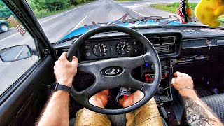 2005 LADA 2107 16 MT  POV TEST DRIVE [upl. by Groome]