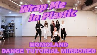 MOMOLAND  quotWRAP ME IN PLASTICquot DANCE TUTORIAL SLOW MIRRORED [upl. by Ahsok]