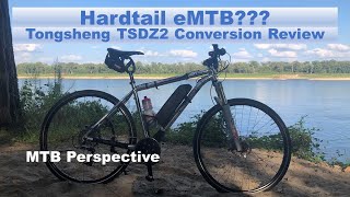 Hardtail eMTB Ebike conversion Tongsheng TSDZ2 and Open Source Firmware Review [upl. by Stockwell]