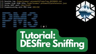 Proxmark3 Tutorial Sniffing MIFARE DESFire Cards [upl. by Takashi258]