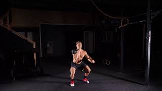 Single Arm Kettlebell Thruster [upl. by Hallutama]