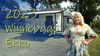 Luxury RV Tour  2023 Winnebago Ekko  Class C Motorhome [upl. by Anaujd71]