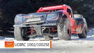 60kmh Top Speed UDIRC 1002 1002SE RTR 110 4WD RC Car Brushless Truck  Shop on Banggood [upl. by Lamaj]