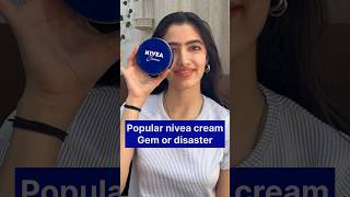 Nivea cream💙🫧 same product different reactions shorts skincare viral [upl. by Paulsen]