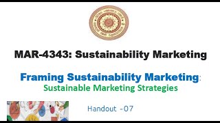 06 Sustainable Marketing StrategiesSTP [upl. by Ahcsatan]