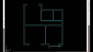 AutoCAD How to draw a basic architectural floor plan [upl. by Aidnyc689]