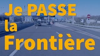 Je passe la Frontière  Conduite Commentée en Suisse [upl. by Esital]