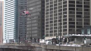 Erickson Aircrane Lift at Hyatt Regency in Chicago [upl. by Gnuhc]