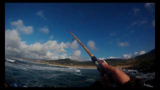 invierno 2018 PESCA LUBINA Y ROBALO GALICIA SPINNING [upl. by Amabel498]