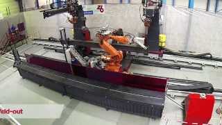 ZEMAN  compact robotic beam assemblywelding SBA Compact [upl. by Giovanni131]