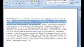 Word 2007 Tutorial 3 Introduction to Editing [upl. by Ahsyt]