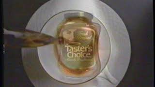 1987 Tasters Choice Decaf Instant Coffee TV Commercial [upl. by Pepita455]