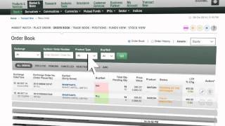 How to place a Stop Loss Order in your Religare Online Trading Account [upl. by Wilow]