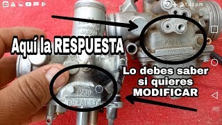 Qué significa los N DEL CARBURADORquieres MODIFICAR tu MOTO [upl. by Mcintosh]