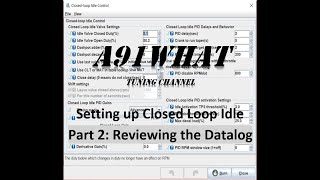 MegaSquirt TunerStudio Closed Loop Idle tuning part2 [upl. by Vedette]