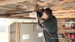 How To Install A Garage Door Opener [upl. by Lorola233]