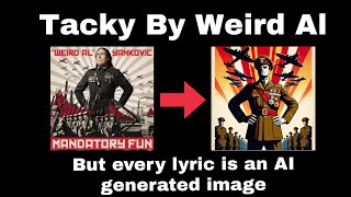 Weird Al  Tacky But Every Lyric Is An AI Generated Image [upl. by Caroline]