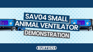 SAV04 Small Animal Ventilator Demonstration [upl. by Soalokcin]