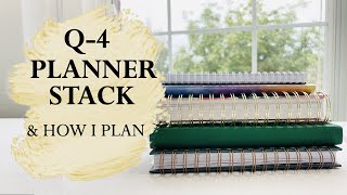 Q4 PLANNER STACK  HOW I PLAN [upl. by Eugenie]