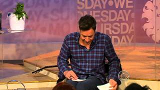 Jimmy Fallon reads his quotThank You Notesquot [upl. by Krein638]