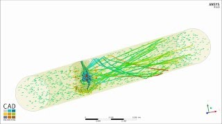 Desuperheater – Injection liquid trajectories [upl. by Laurentia]