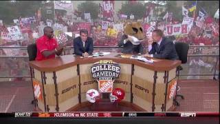 Lee Corso drops the FBomb on ESPN Gameday [upl. by Aninaig]