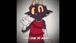 “ You look so angry… “  Devil x Amelia Edit  devmelia ocxcanon thedevilfoundnewlove cuphead [upl. by Sura]