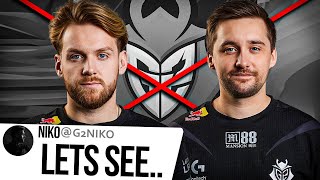 G2 BENCH Hooxi NiKo IGL f0rest DONE with CS TSM Danish Roster 17 Yr Old Poiii  CS NEWS [upl. by Mallin210]