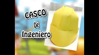 COMO HACER CASCO DE INGENIERO Ó INGENIERA👷‍♂️ [upl. by Aleksandr]