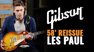 Gibson 58 Reissue Les Paul VOS Iced Tea Burst  CME Gear Demo  Andrew Wittler [upl. by Asseret]