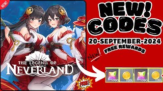 ☑️Latest The Legend Of Neverland New Redeem Code 20 September 2024  Legend Of Neverland Codes [upl. by Fritzie673]