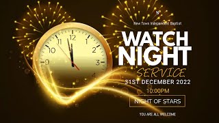 NEW TOWN INDEPENDENT BAPTIST CHURCH  WATCH NIGHT SERVICE  DECEMBER 31 2023  1000PM [upl. by Etteroma]