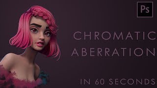 How to add CHROMATIC ABERRATION in Photoshop  60 second tutorial [upl. by Panter]