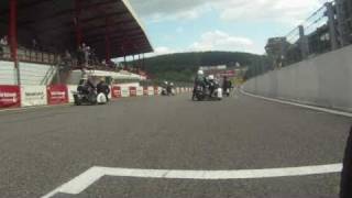 Norton Manx Sidecar Racing Spa Franchorcamps [upl. by Konstantine]