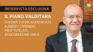 Il piano Valditara docenti tutor Agenda Sud aumenti stipendio prof tutelati assicurazione unica [upl. by Raffo692]