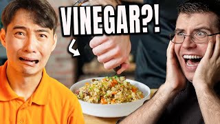 Pro Chef Reacts To Uncle Roger Reviewing BABISH ITALIAN FRIED RICE [upl. by Akcire29]