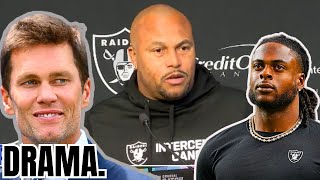 Tom Brady Ownership in Raiders MOVES FORWARD Antonio Pierce Comments on Davante Adams TRADE STATUS [upl. by Berlinda]