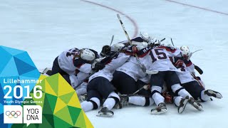 Ice Hockey  ​Womens Preliminaries  Slovakia v Norway  ​Lillehammer 2016 ​Youth Olympic Games​ [upl. by Alguire]