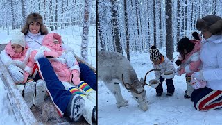 La Famille Ronaldo en voyage au Pôle Nord pour rencontrer le Père Noël ⛄❄️🎅🦌 Episode 2 [upl. by Alamap384]