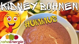 Kidney Bohnen Hummus 😋 Rezept in Vegan [upl. by Ainevul]