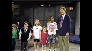 Kids Tell Jokes on Letterman June 9 1992 [upl. by Enomas]