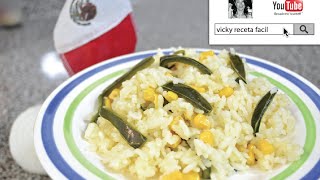 ARROZ BLANCO PERFECTO  Vicky Receta Facil [upl. by Artimed252]