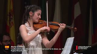 Maria Dueñas  CMIM ViolonViolin 2019  Première épreuveFirst Round [upl. by Aliban]