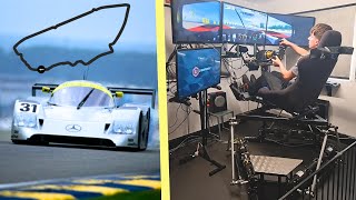 Insane Le Mans Car On A Motion Simulator [upl. by Atnauqal]