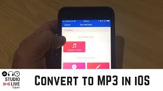 Convert AudioVideo to MP3 on iPhone or iPad [upl. by Ylle]