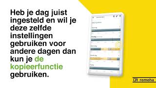 Remeha Home App 02  Wijzigen klokprogramma [upl. by Deedee]
