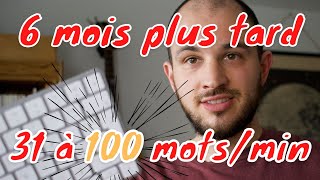 Défi 30 jours TapTouche  Rester motivé et atteindre 100 mots par minutes [upl. by Airrehs]