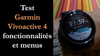 Test Vivoactive 4  montre GPS connectée polyvalente [upl. by Colson]