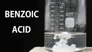 Making Benzoic Acid from sodium benzoate [upl. by Emmerie]