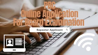 PRC Online Application for Board Examination for Repeater All Profession [upl. by Enelyad]